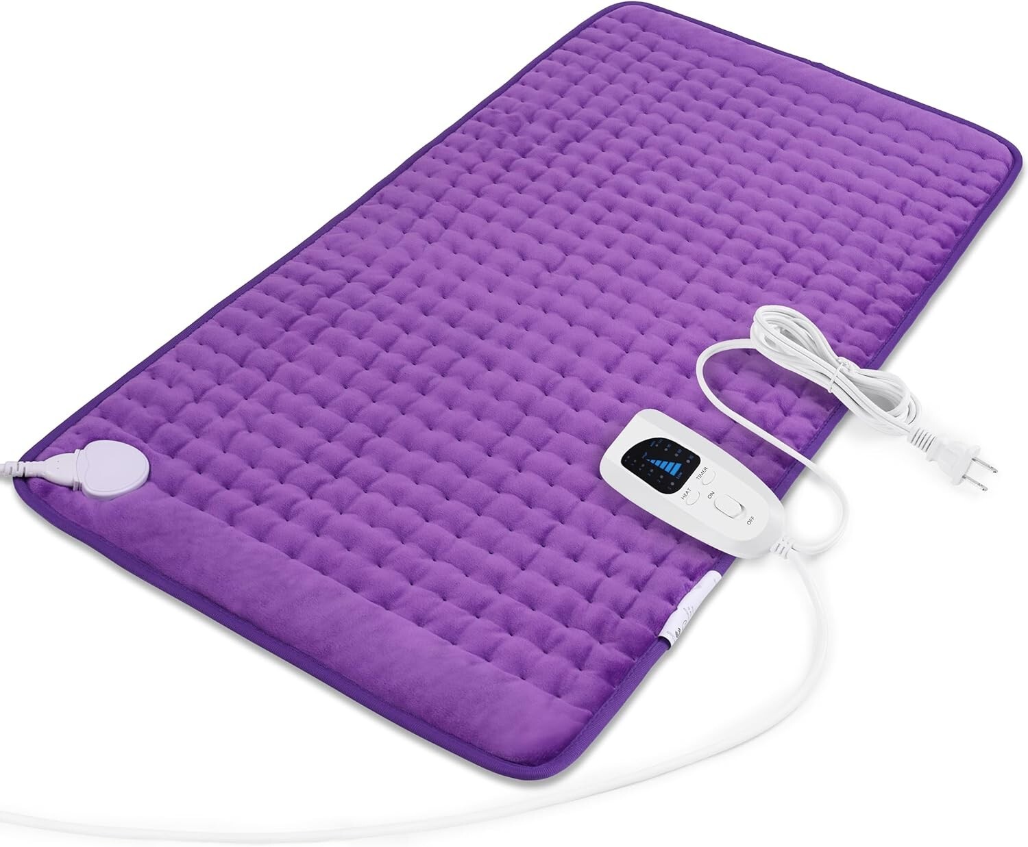 Electric Heating Pad For Back Pain & Cramps Relief 33″x17″6 Level Auto Shut Off