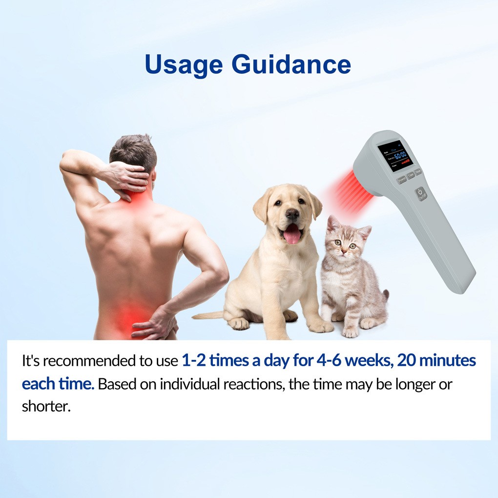 650nm 808nm LLLT Cold Laser Device 20 Diodes for Human Pet Muscle Joint Comfort