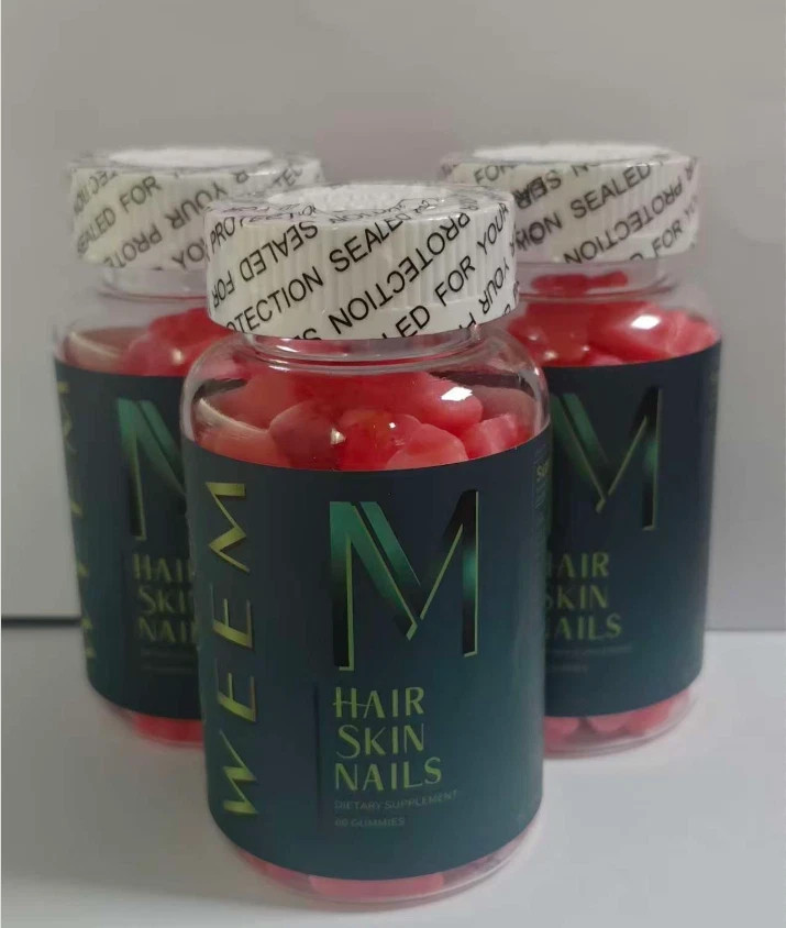 3 pack of WEEM Hair Skin and Nails Gummies, Vegan biotin Vitamins, Healthy Hair