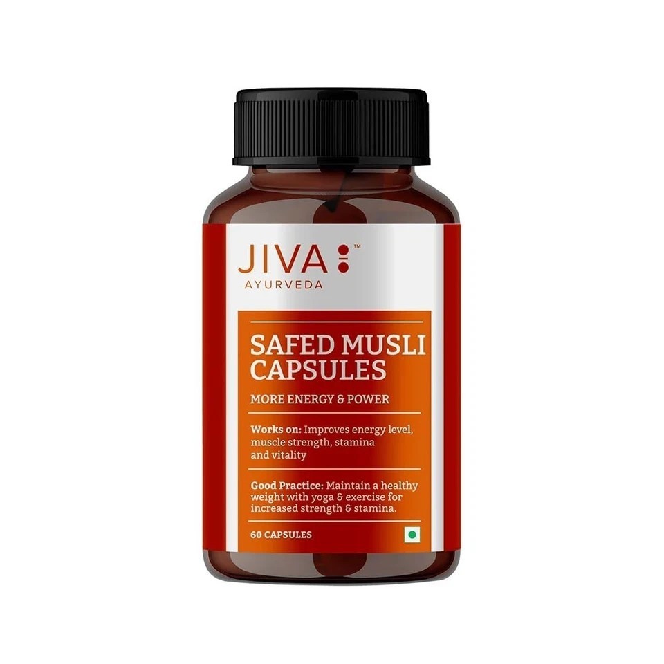 Safed Musli – Capsules for Body Strength, Stamina, Energy, vitality booster