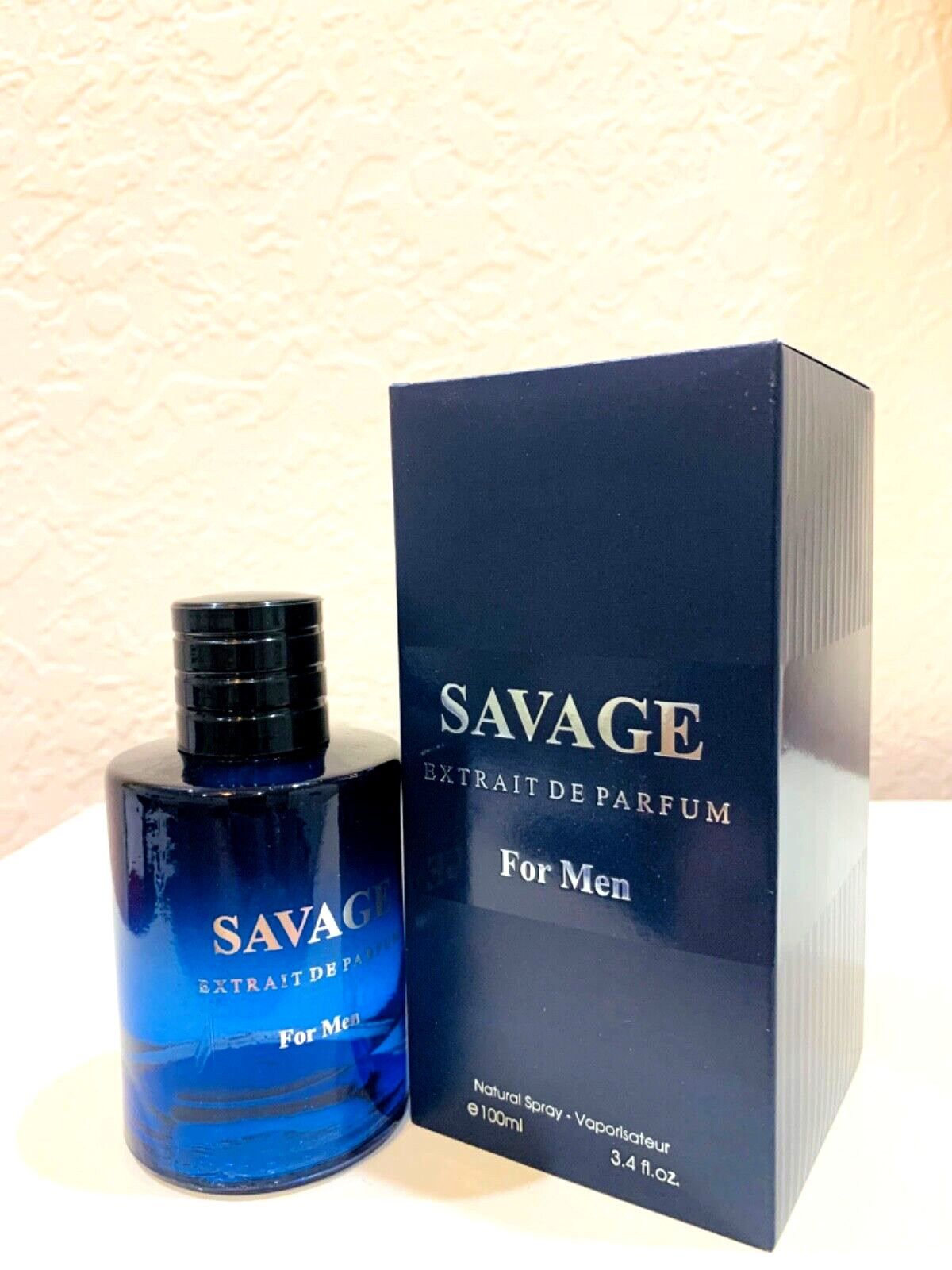 SAVAGE FOR MEN EXTRAIT DE PARFUM 3.4FL.OZ 100mLe BY FRAGRANCE COUTURE(NEW)