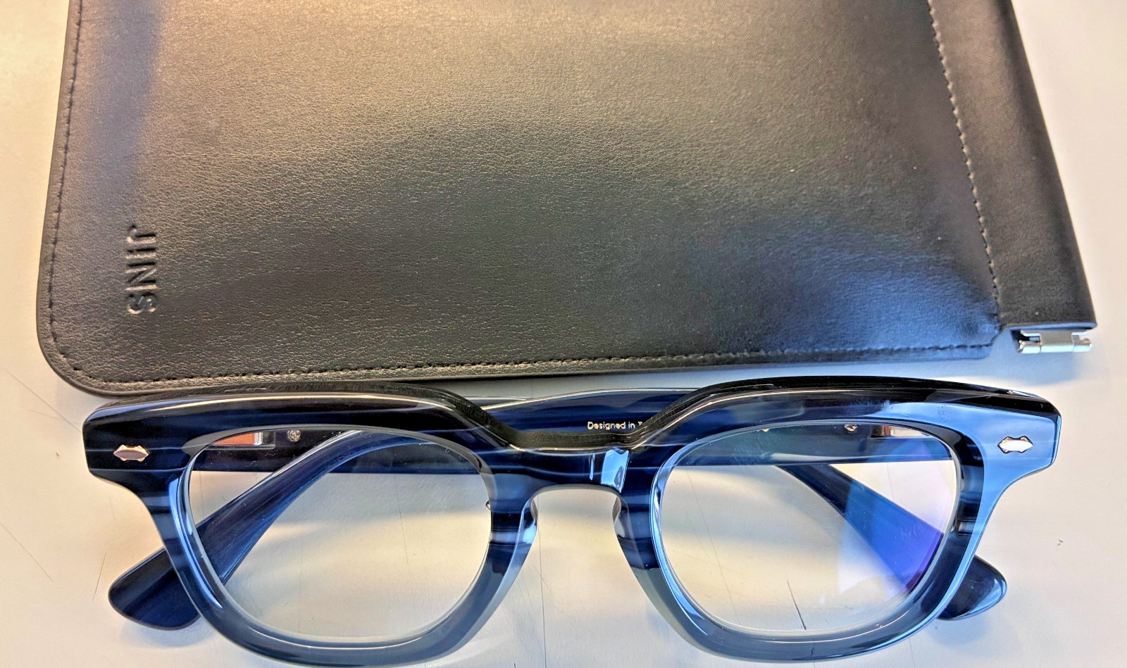 Jins Premium Eyeglasses – Glasses Frames MCF-245-009AC 48mm blue
