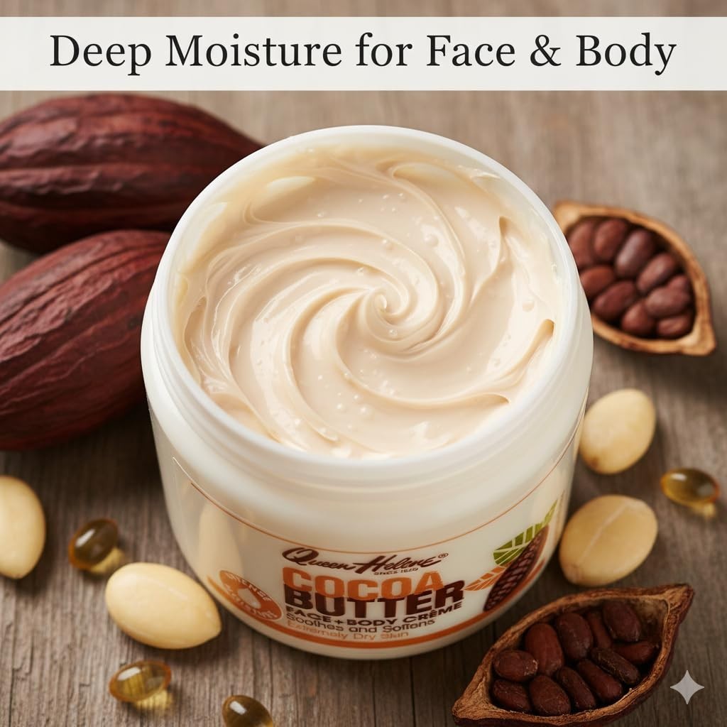 Moisturizing Cocoa Butter Cream – Fast-Absorbing Formula for All Skin Types