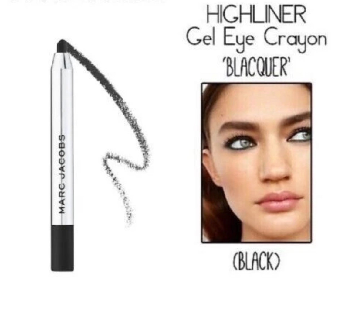 2 Marc Jacobs Highliner Gel Eye Crayon 42 Blacquer 0.37 g 0.01 oz Sealed