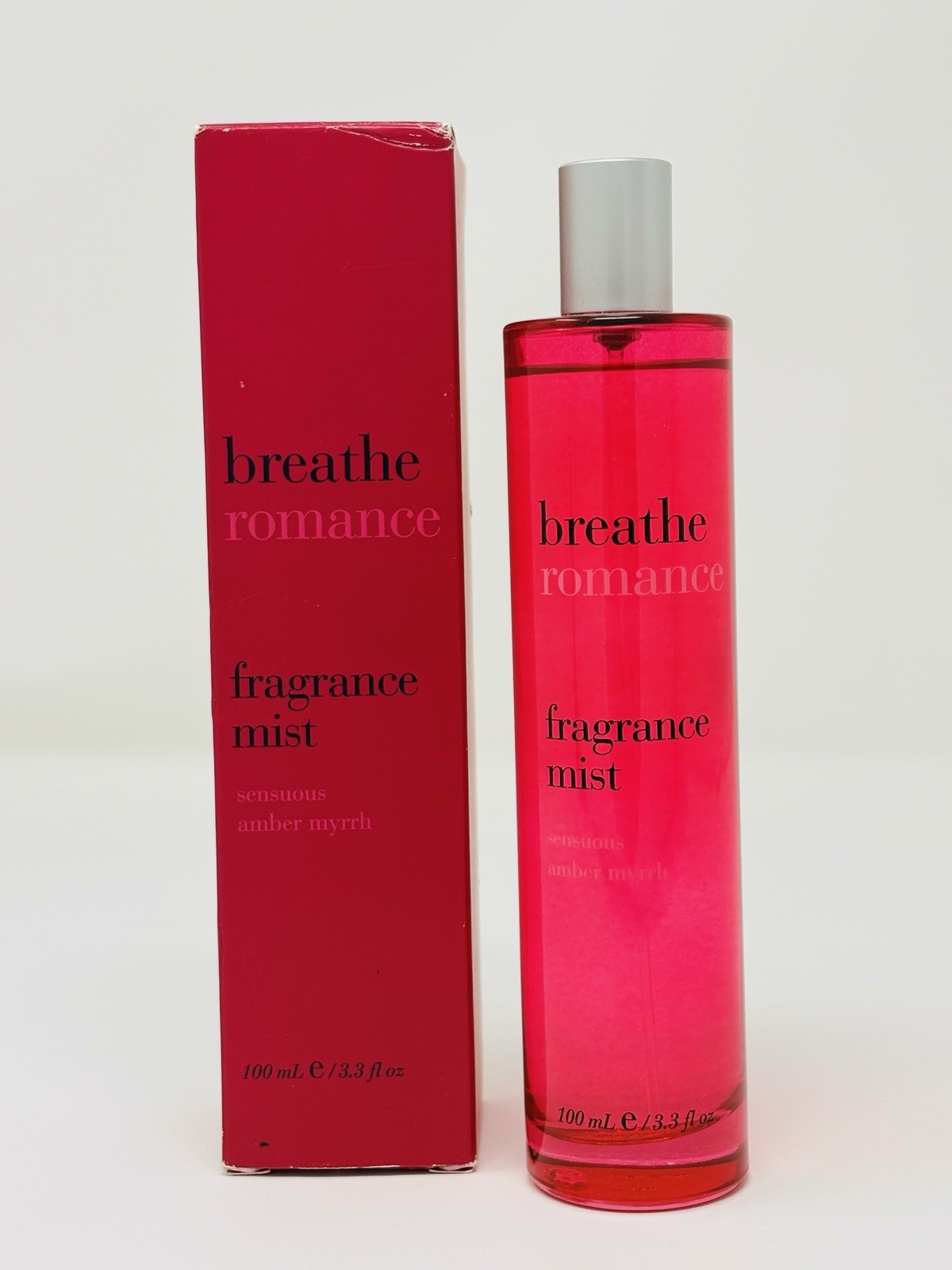 Bath & Body Works BREATHE ROMANCE Fragrance Mist Spray Sensuous Amber Myrrh