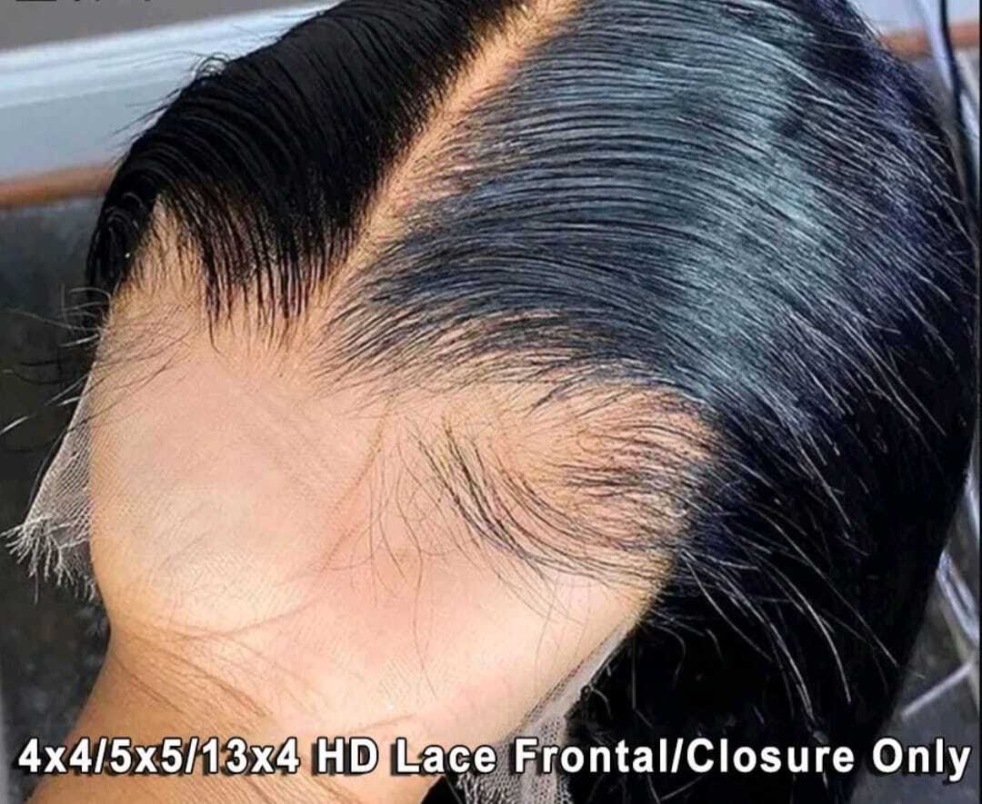 13A BRAZILIAN HD THIN LACE CLOSURE/FRONTAL 4X4/5X5/6X6/13X4/13X6 FREEWAY PARTING