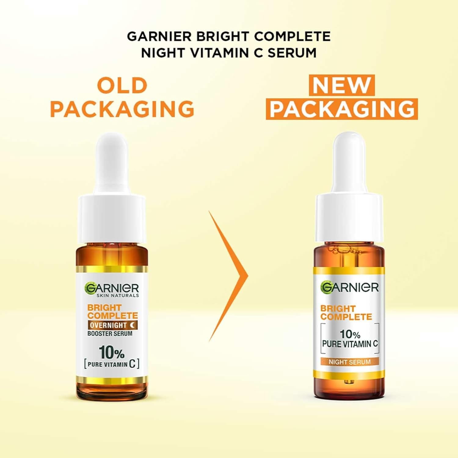 Garnier Bright Complete Night Vitamin C Serum 15ml Skin Care Free Shipping