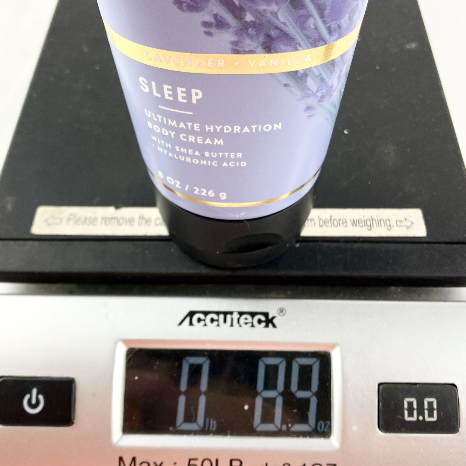 Bath & Body Works Sleep Lavender Vanilla Aromatherapy Body Cream 8 oz