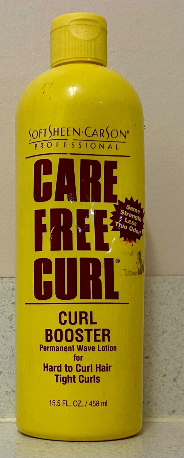 Softsheen Carson Care Free Curl Booster Permanent Wave Lotion 15.5 oz Dented Bot