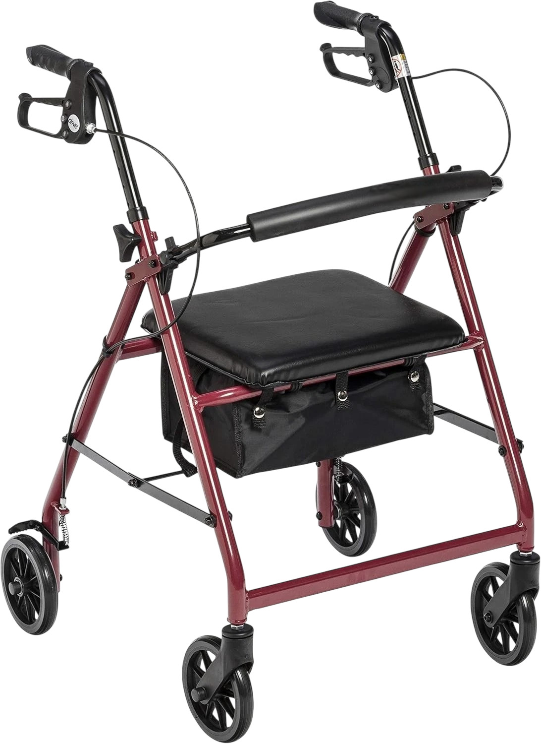 NEW Probasics 300 LB Weight Limit Heavy Duty Aluminum Rollator 6-inch Wheels