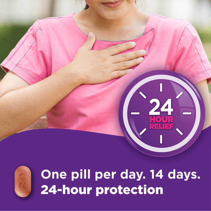 Equate Omeprazole 20mg Delayed Release Acid Reducer Tablets 42 Count