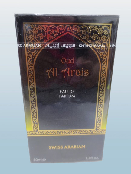 SWISS ARABIAN OUD AL ARAIS EAU DE PARFUM 1.7 OZ SEALED BOXED
