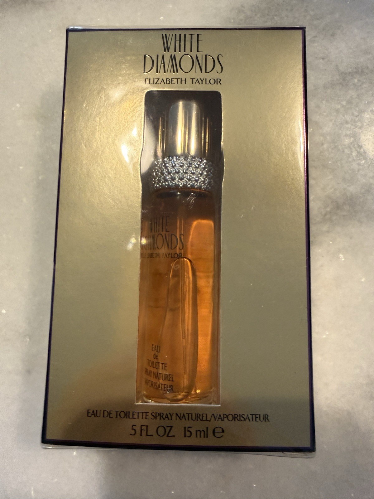 Elizabeth Taylor WHITE DIAMONDS Eau De Toilette Spray – 0.5 FL OZ – NEW