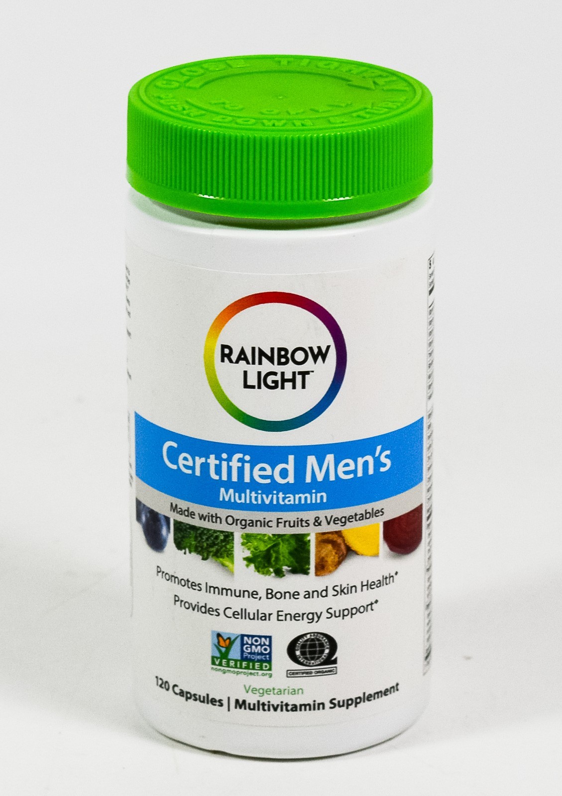 Rainbow Light CERTIFIED MENS Multivitamin 120 vegetarian capsules 01/2027