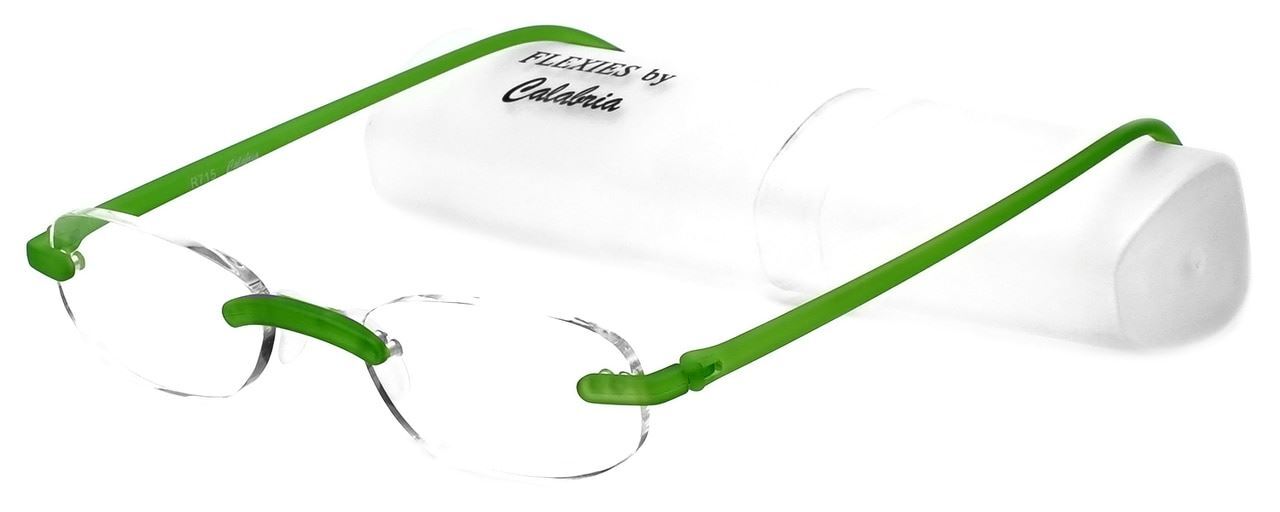 Calabria 715 Flexie Reading Glasses Rimless Special Flexible in 85 Colors&Powers