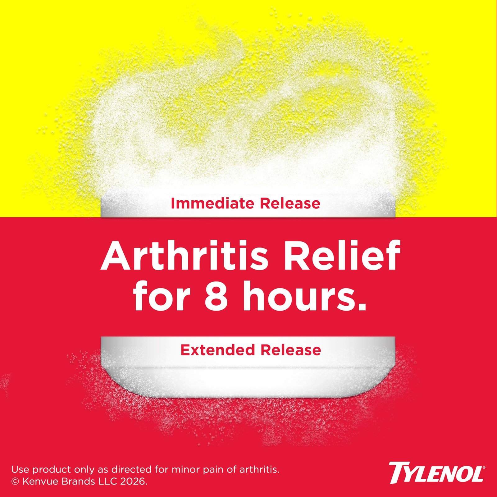 Tylenol 8 Hour Arthritis Pain Extended Fast, 225 Count (Pack of 1), White