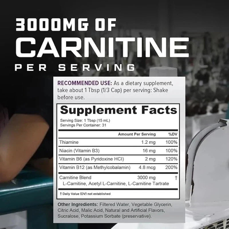 3pcs-Cutler Nutrition Liquid Carnitine 3000mg Energy and Metabolism*/