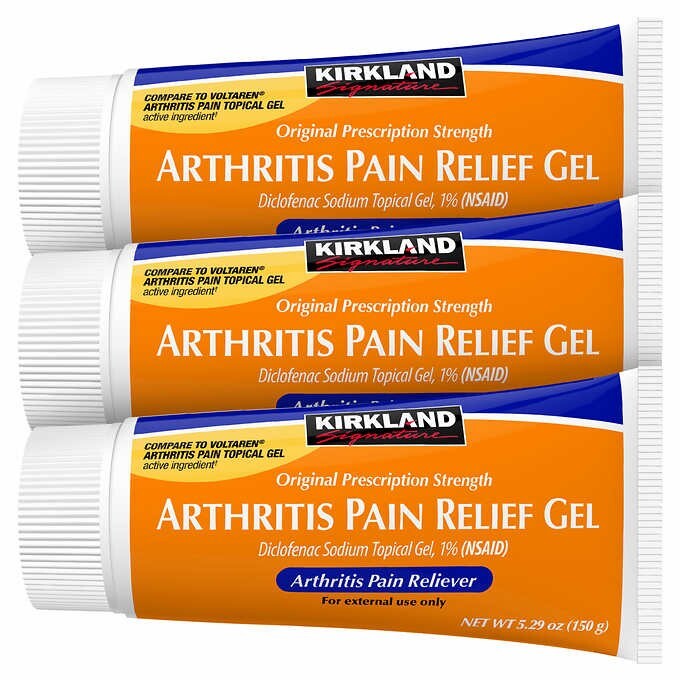 Kirkland Signature Diclofena Sodium Topical Gel 1%, 15.87 Ounces
