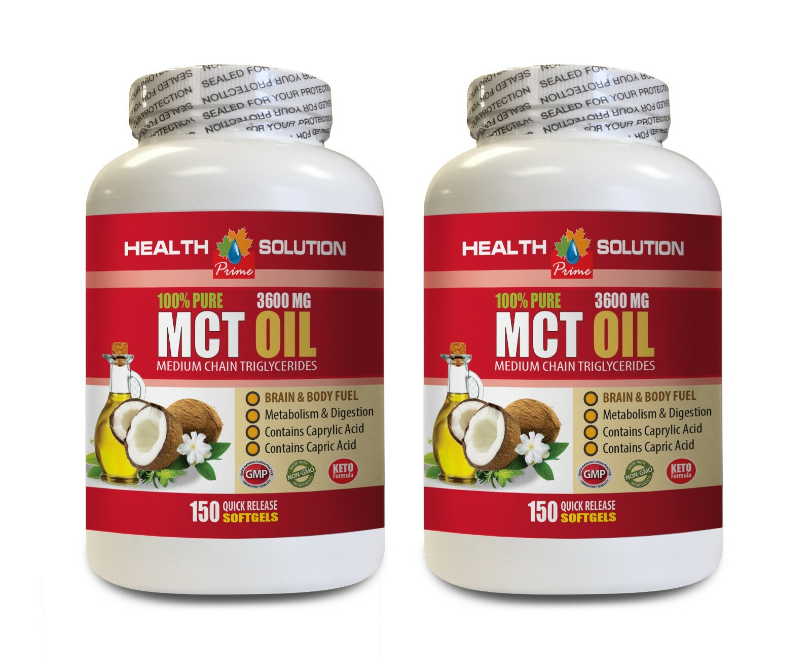 weight loss vitamins – MCT OIL PURE – medium chain triglycerides capsules 2B