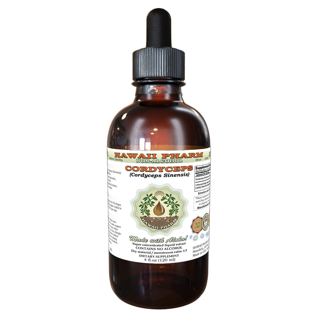 Cordyceps (Cordyceps Sinensis) Organic Dried Mushroom Liquid Extract
