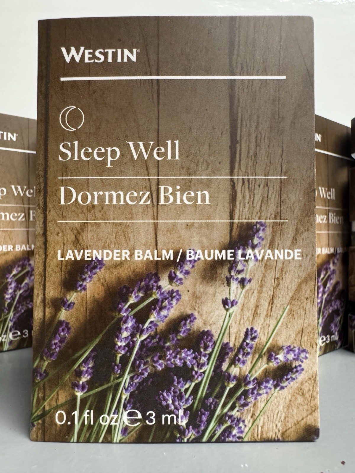 10 PACK Westin SLEEP WELL Aromatherapy Lavender Balm Travel Size 0.1oz 3mL