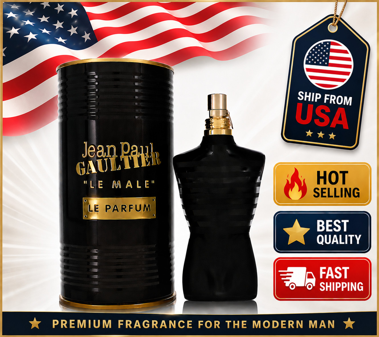 Jean Paul Gaultier Le MALE LE ELIXIR Perfume Spray By JPG – 4.2oz/125ml