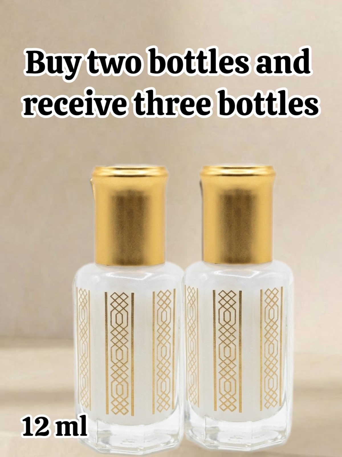12 ml Musk Al Tahara White Perfume thick Oil مسك الطهارة (special price)
