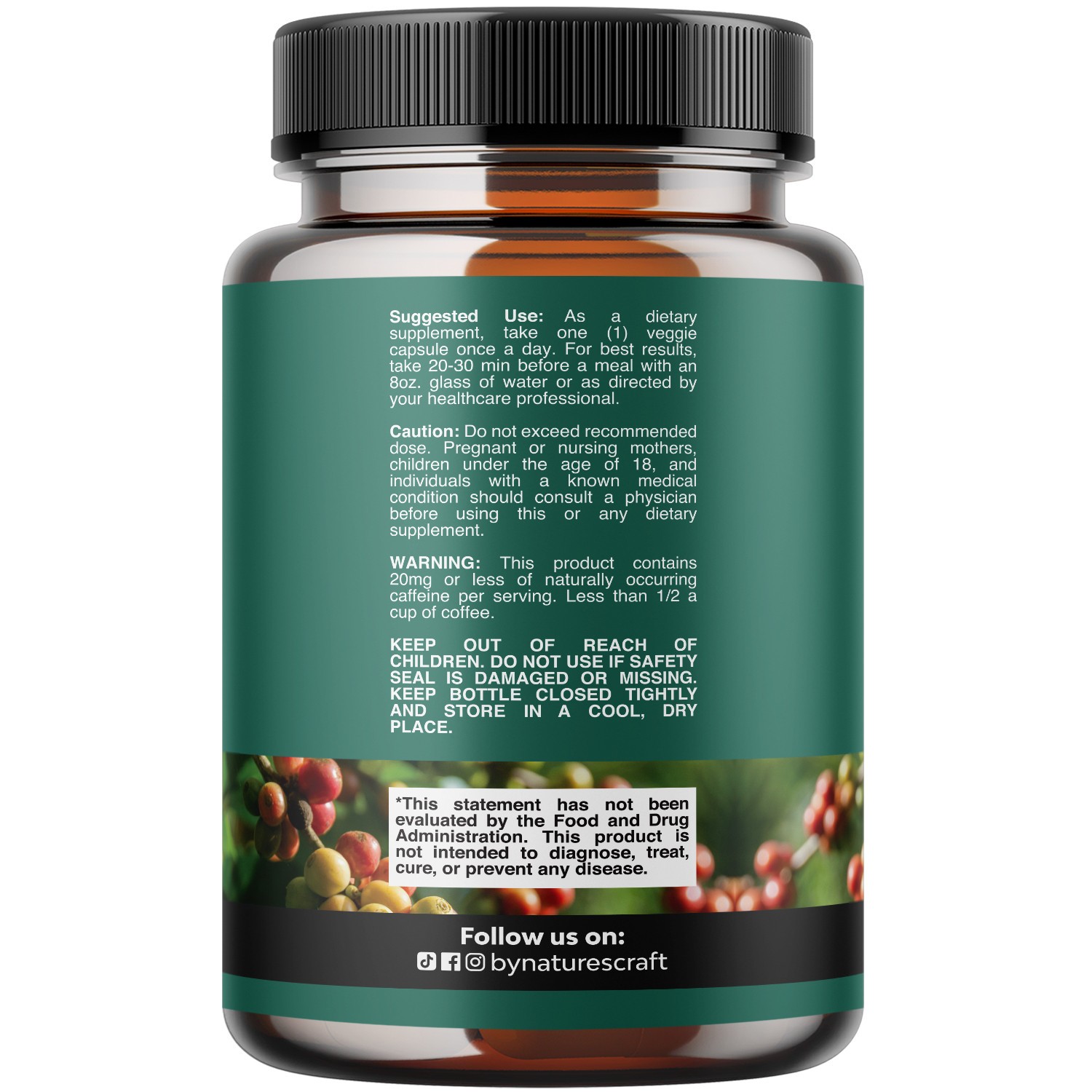 Powerful Green Coffee Bean Supplement – Fat Burning Diet Pills for Men & Women