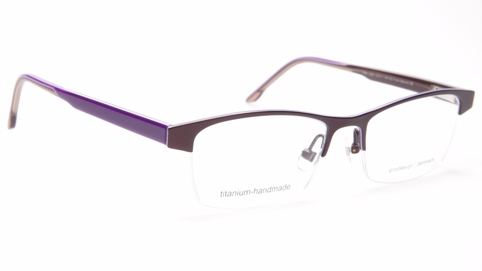 NEW PRODESIGN DENMARK 1398 c.5021 BROWN EYEGLASSES FRAME 52-17-140 B33mm Japan