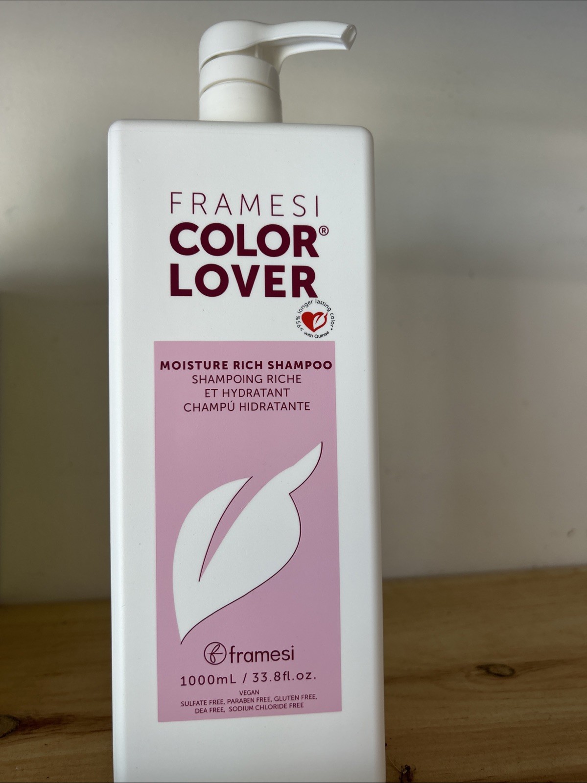 Framesi Color Lover Moisture Rich Shampoo Vegan, Sulfate and Paraben Free 33.8oz
