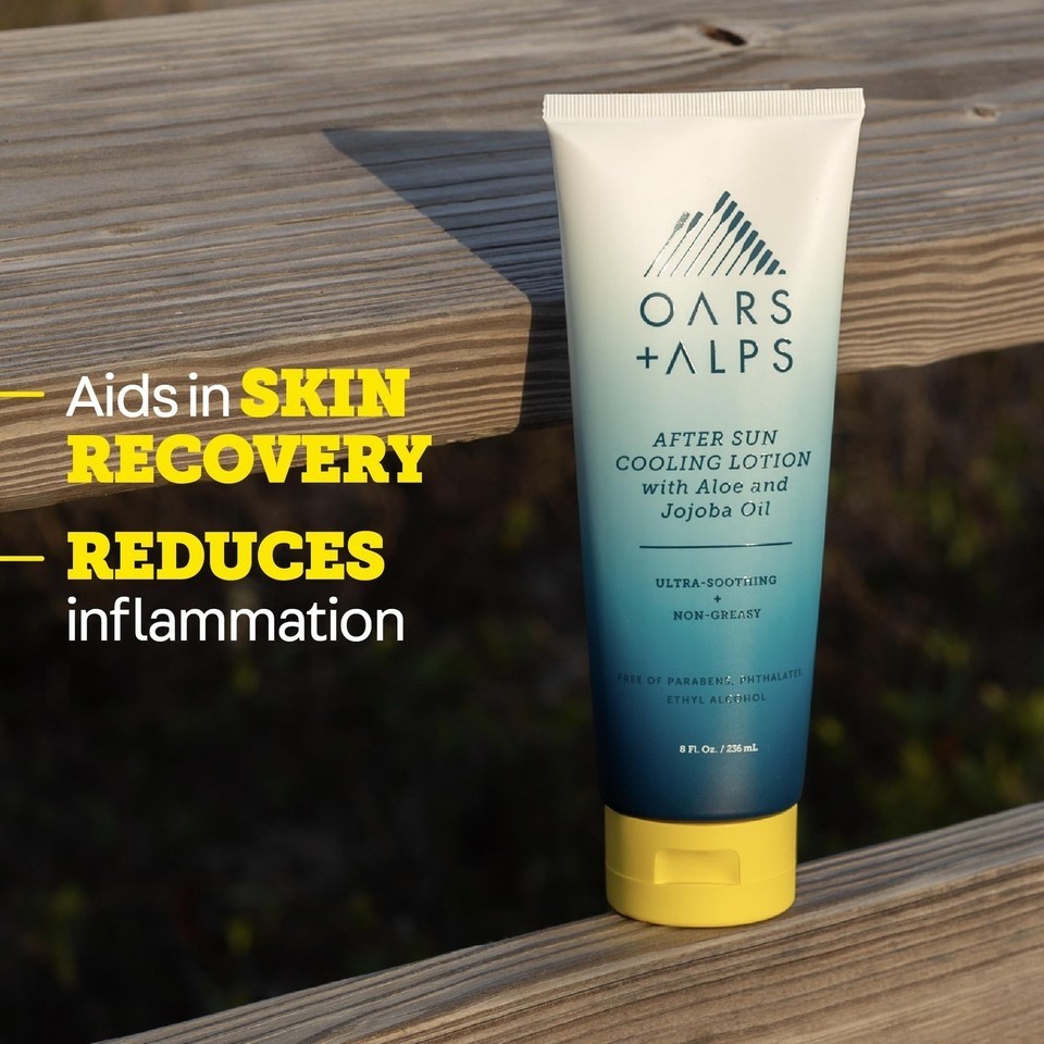 2 PACK After Sun Cooling Lotion, Aloe Vera and Cucumber Extract for Sunburn
