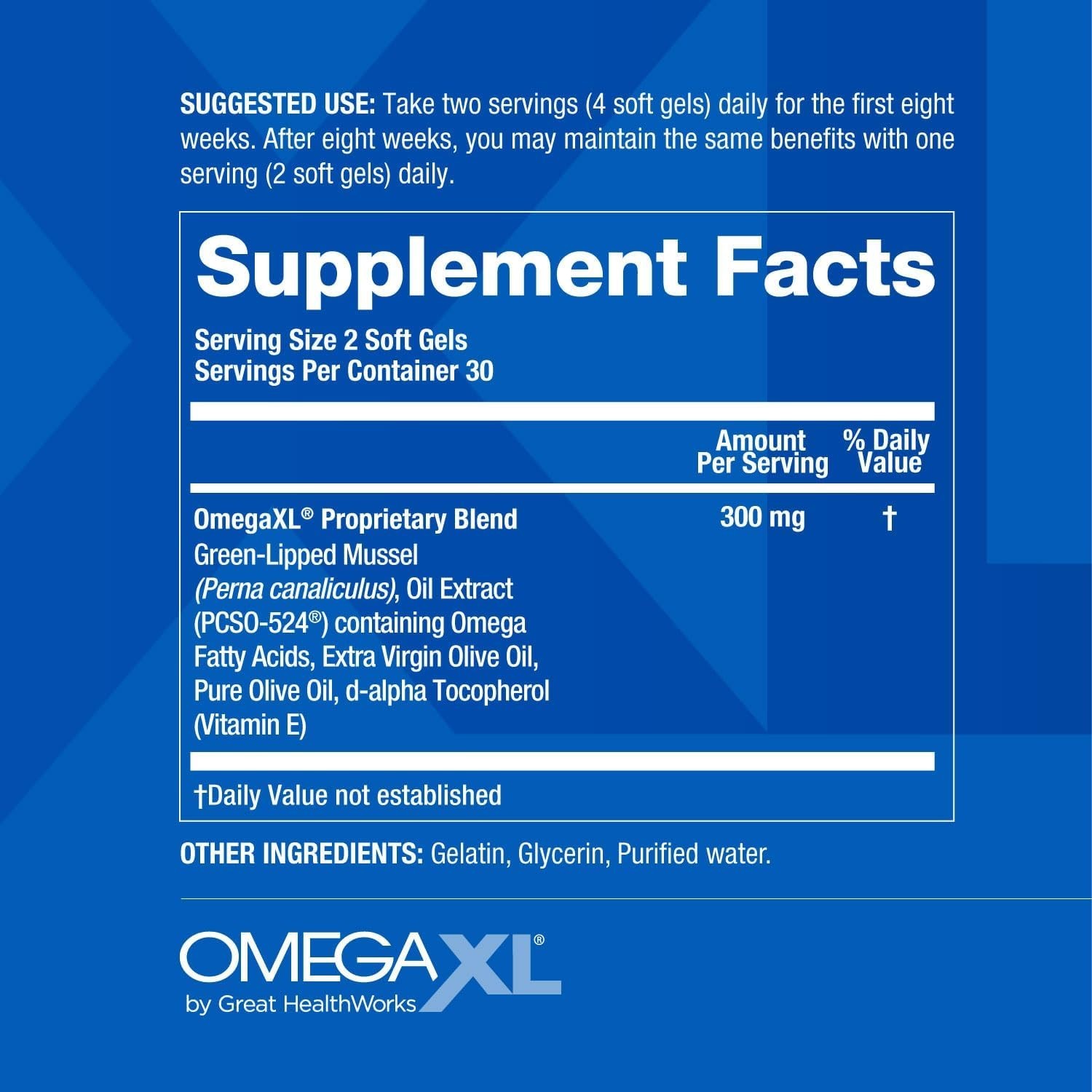 Pack OF 2 Omga- XL 60ct (120) Joint And Muscle Support (Sale Ends Tonight)