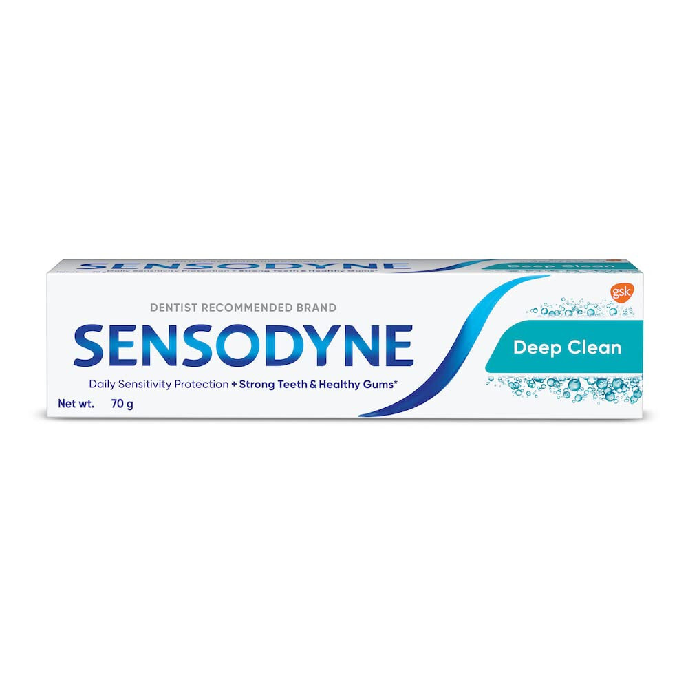 Sensodyne Deep Clean Toothpaste – Daily Sensitive Protection + Healthy Gums -40g
