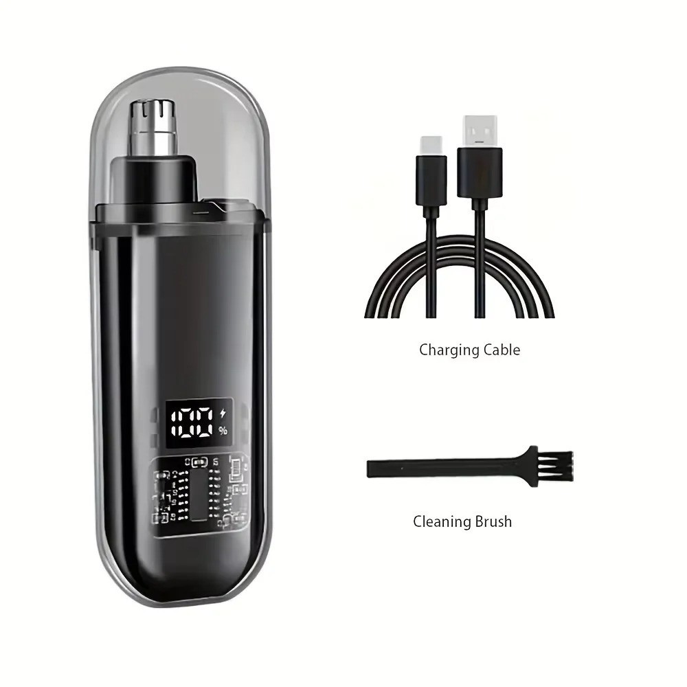 Nose Hair Trimmer for Men & Women | Nostril & Ear Hair Trimmer Usb Rechargeable