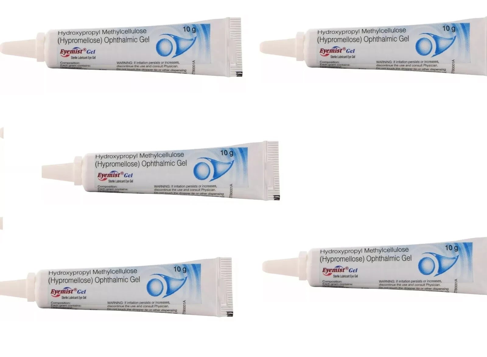 👁️ 5 Tubes Eyemist Gel 10g – Moisturizing Eye Gel for Dry Eye Relief 💦 2027…
