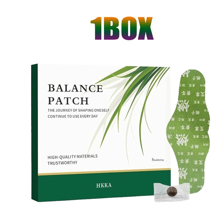 5-25x Japanese Herbal Balance Patch,Comfortable Adhesive Design,EasyTopical Use~