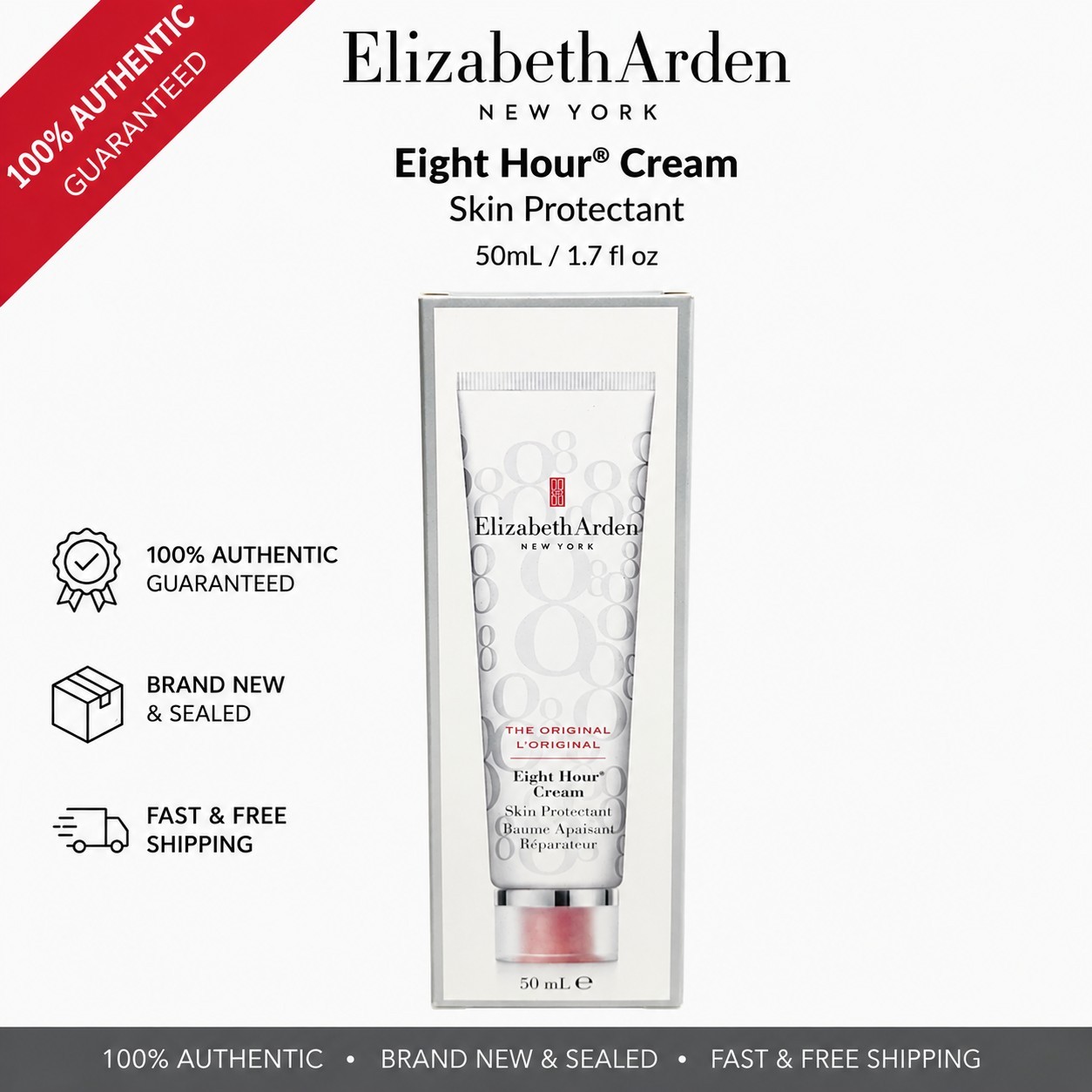 Elizabeth Arden Eight Hour Cream Original Skin Protectant 1.7oz New In Box