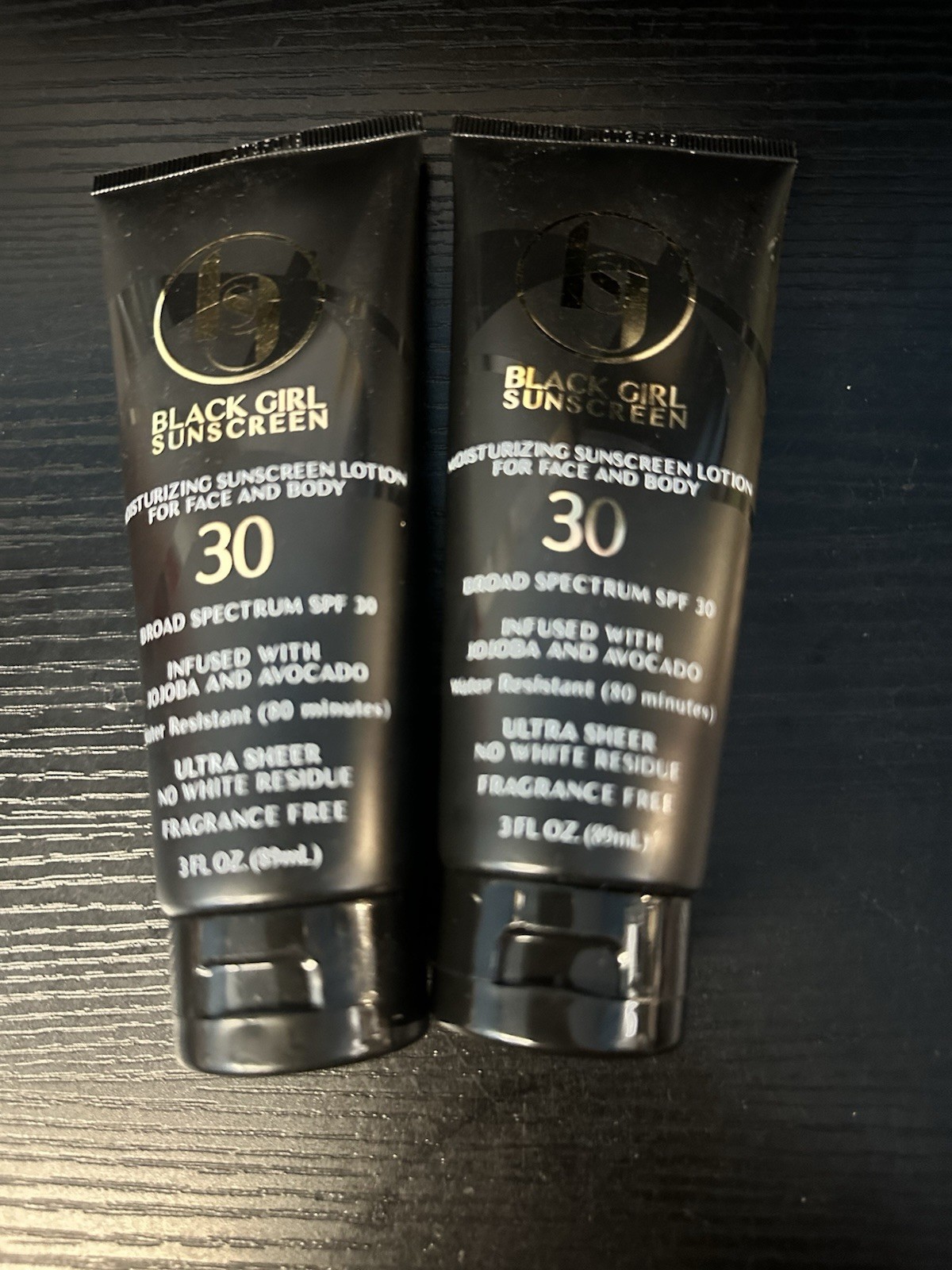 Lot Of 2 – Black Girl Sunscreen Lotion SPF 30 – 3 fl oz – 06/26
