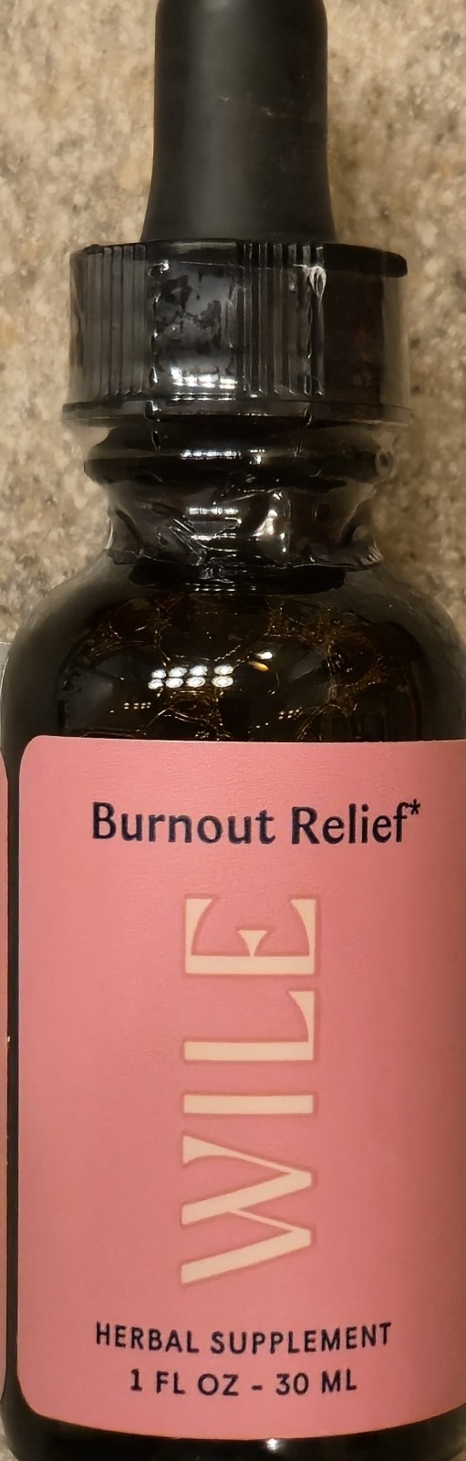 WILE BURNOUT Relief TINCTURE 1 fl oz (15 Serv) Natural Energy BEST BY 04/26