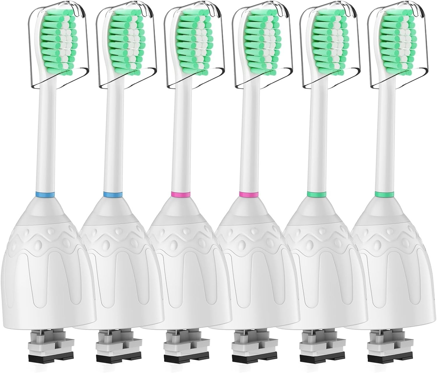6 Pack Replacement Brush Heads for Philips Sonicare E-Series Essence Elite