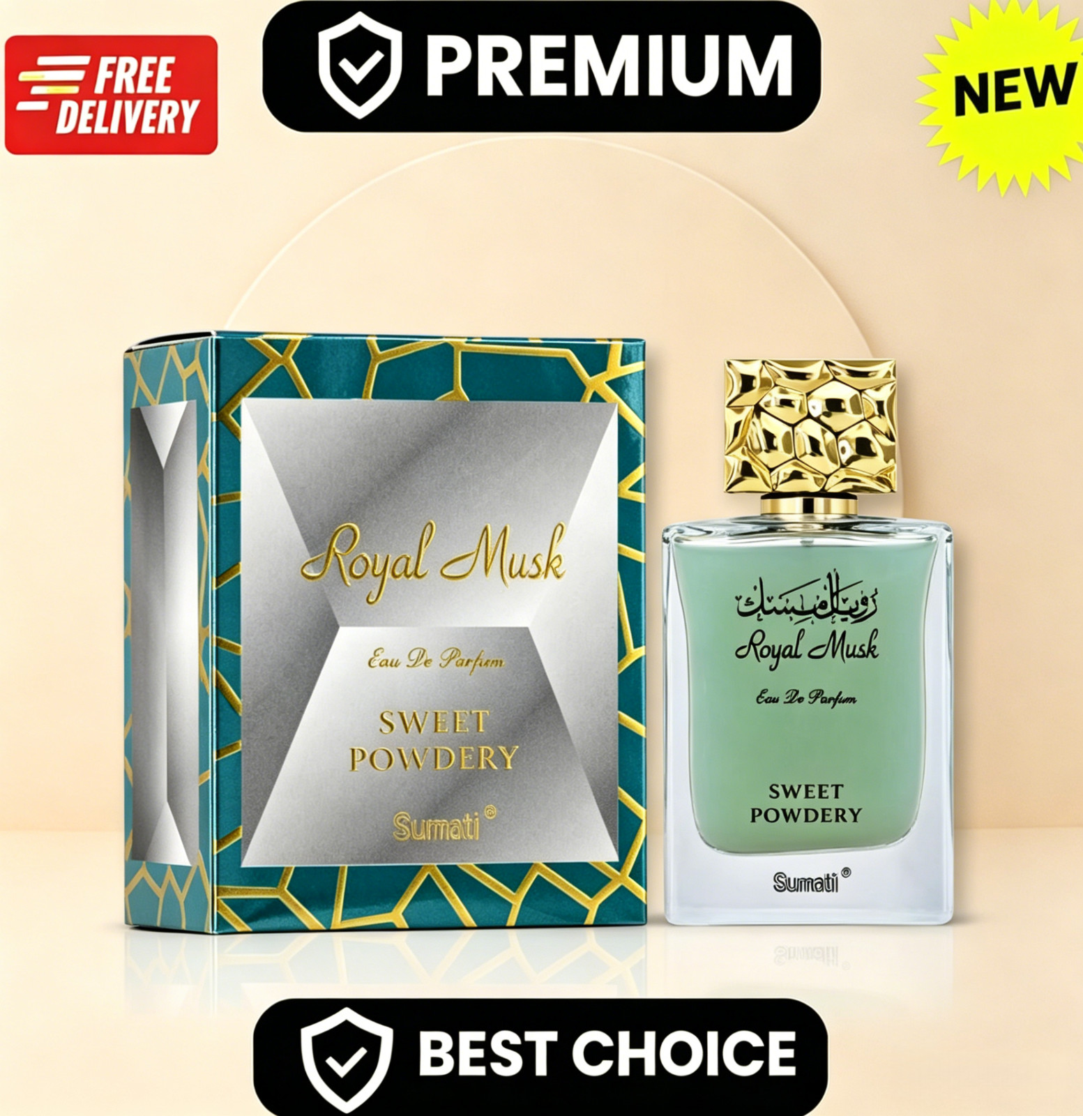 SURRATI Royal Musk Sweet Powdery EDP 100ML/3.4oz Unisex Spray New In Box