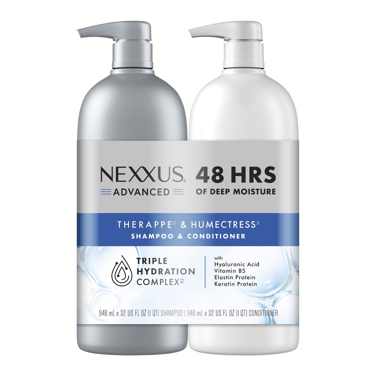 Nexxus Therappe Humectress Combo Pack Shampoo and Conditioner 32 fl oz – 2 count