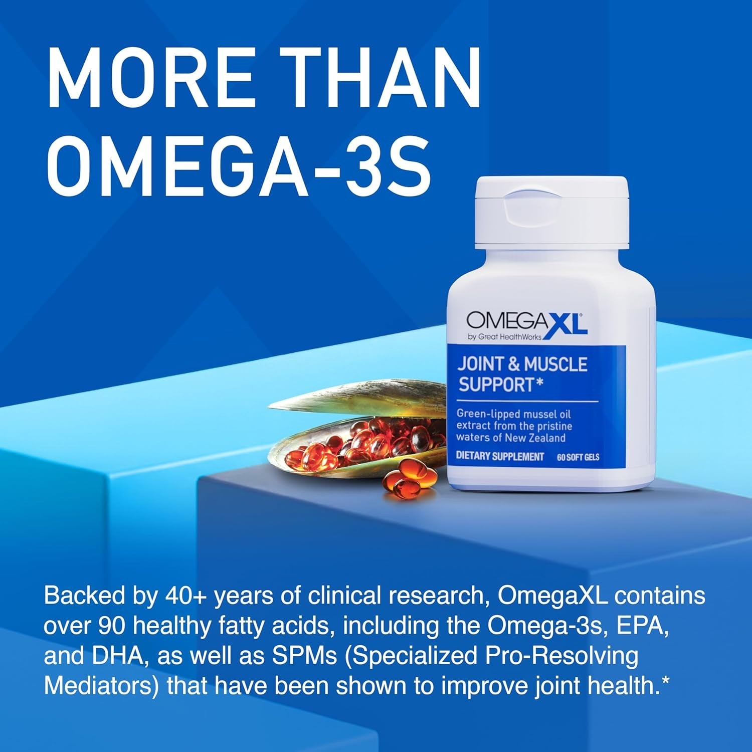 Pack OF 2 Omga- XL 60ct (120) Joint And Muscle Support (Sale Ends Tonight)