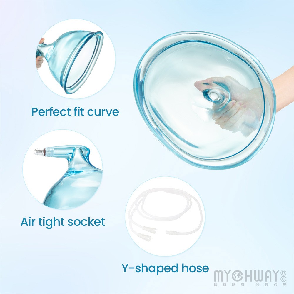 Buttock Vacuum Therapy Machine -73kPa Strong Suction 4 Cups Professional USA