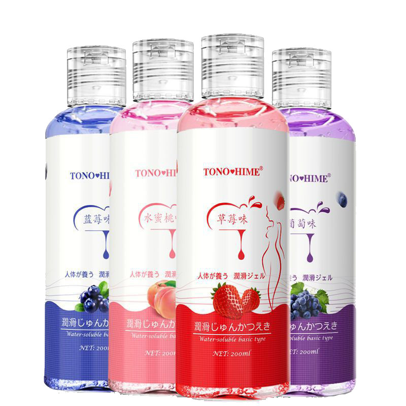 Edible Fruit Flavor Sex Lube Lubricant Massage Oil Water Based Mild Oral Sex Gel