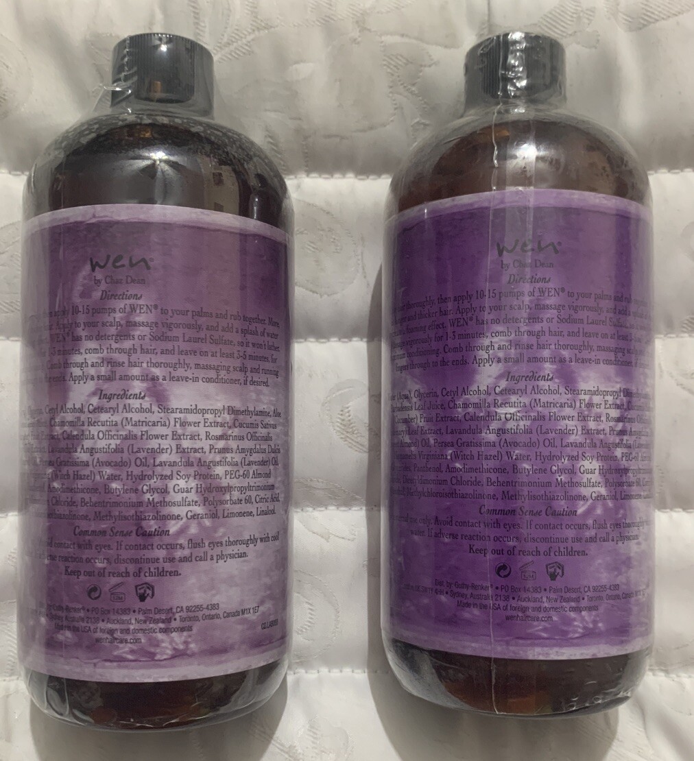 2 Wen Lavender Cleansing Conditioner 16 oz. Each With 1 Pump Fast Priority Ship