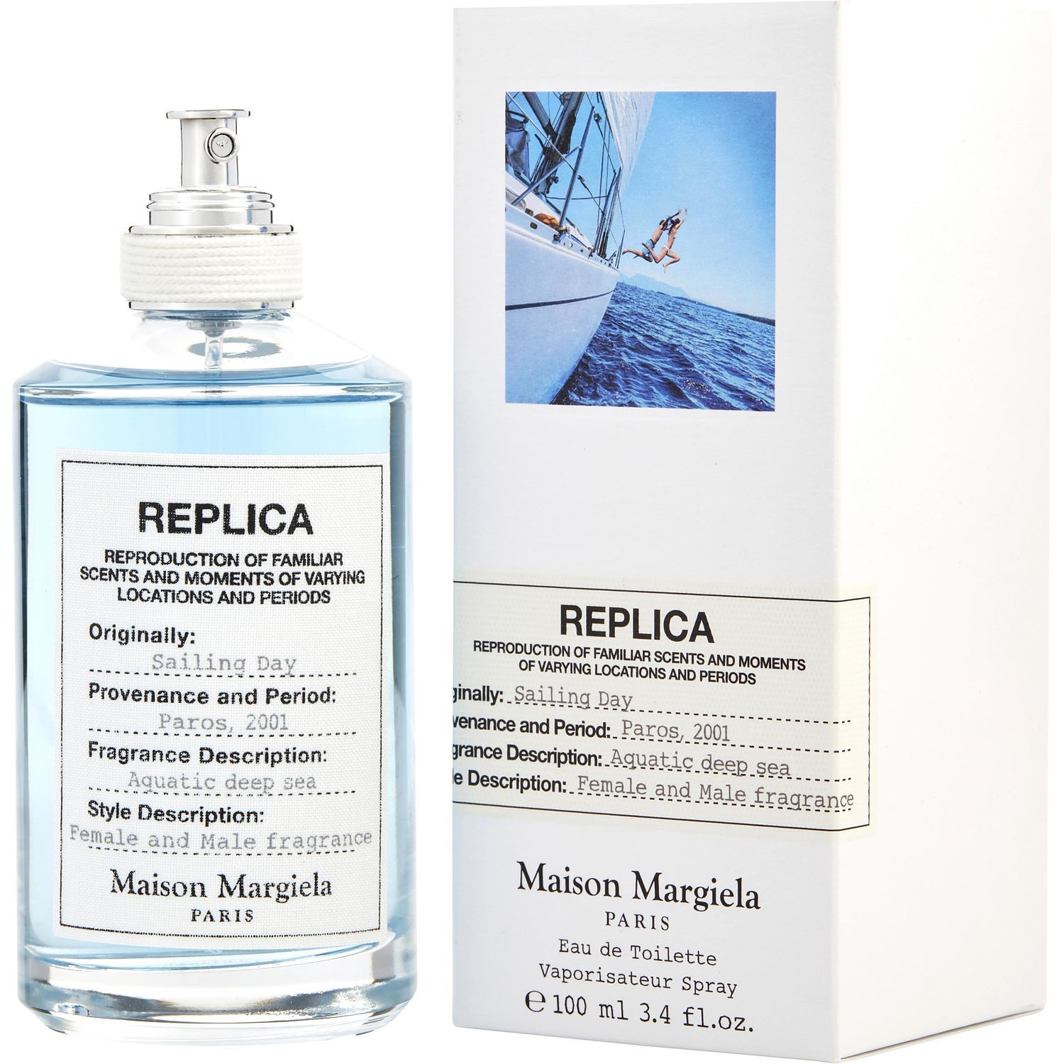 Replica Sailing Day by Maison Margiela 3.4 oz EDT Perfume Cologne New In Box