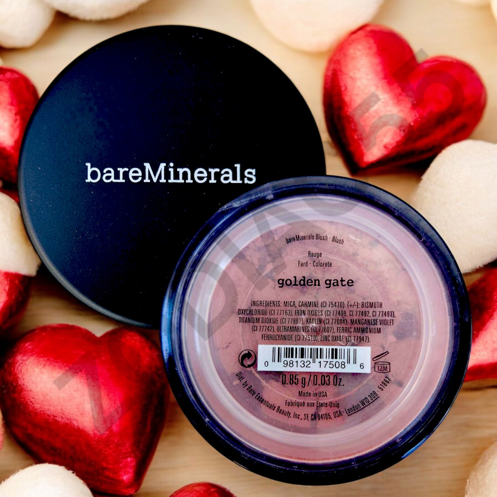 BareMinerals Blush Golden Gate .03 oz / .85 g SEALED Loose Powder Makeup
