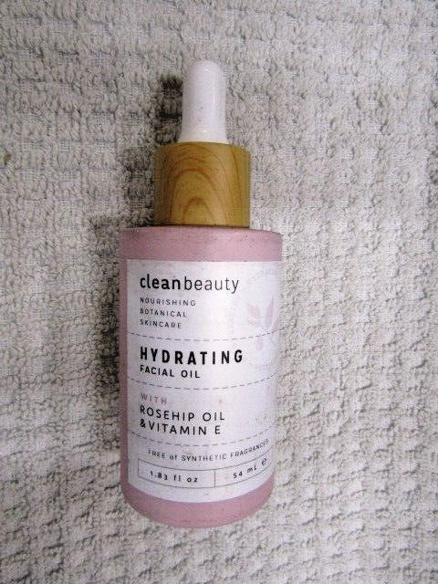 CLEAN BEAUTY~~ROSEHIP OIL & VITAMIN E~~HYDRATING FACIAL OIL 1.83 OZ 56