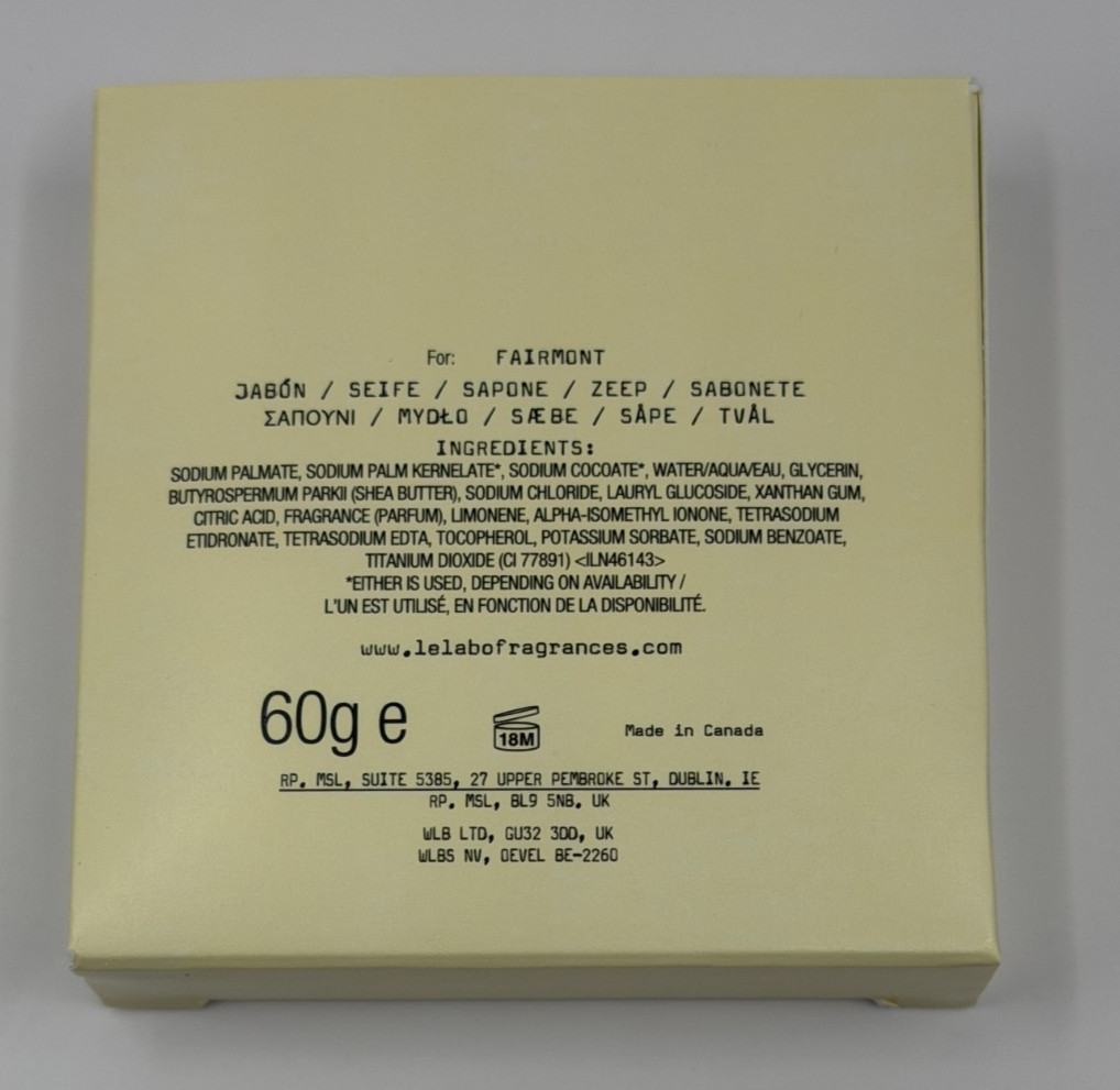 8 PACK – Le Labo Rose 31 Bar Soap 2oz/60g Set Individually Wrapped Boxed